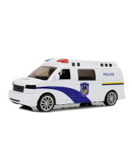 Auto Policja z Naciągiem ze światłami i dźwiękiem