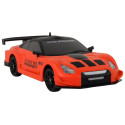 Autko Sportowe Zdalnie Sterowane R/C 1:24 Pomarańczowe Wymienne Koła