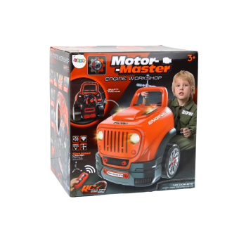 Warsztat Silnik Auto Do Rozkręcania Zestaw Majsterkowicza Pomarańczowy