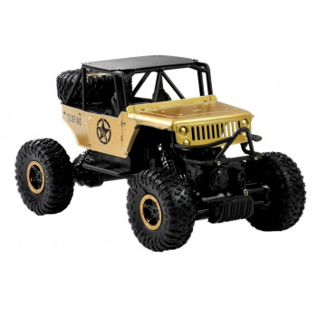 Auto Zdalnie Sterowane Jeep R/C 1:18 Złoty