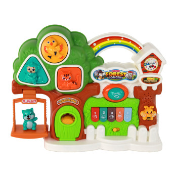 Zestaw Pianinko Koncert Las Zwierzątka Panel Edukacyjny