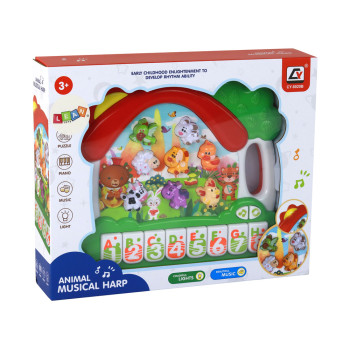 Organki Pianinko Zwierzątka Do Nauki Angielskiego Panel Edukacyjny