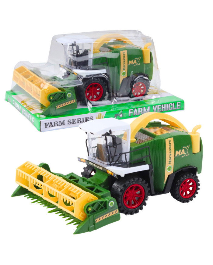 Kombajn Zbożowy Farmerski Rolniczy Heder Napęd Zielony