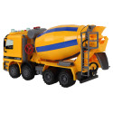Betoniarka Pomarańczowa Obrotowa Gruszka Dźwięk Światła Pojazd Budowlany
