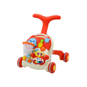 Pchacz Stolik Edukacyjny Interaktywny 2w1 Czerwony