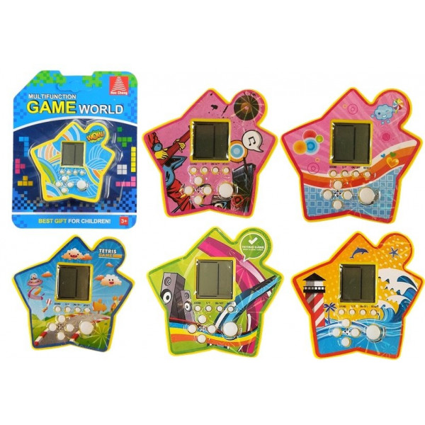 Gra Elektroniczna Kieszonkowa Tetris Gwiazdka