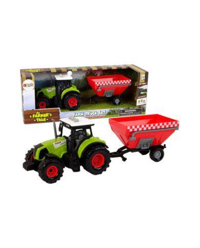 Traktor Farma Odpinana Przyczepa Na Zboże Dźwięk Zielony