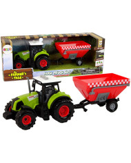 Traktor Farma Odpinana Przyczepa Na Zboże Dźwięk Zielony