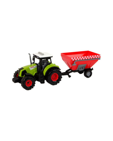 Traktor Farma Odpinana Przyczepa Na Zboże Dźwięk Zielony