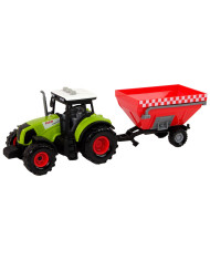 Traktor Farma Odpinana Przyczepa Na Zboże Dźwięk Zielony