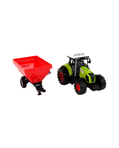 Traktor Farma Odpinana Przyczepa Na Zboże Dźwięk Zielony