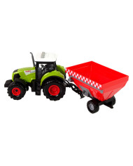 Traktor Farma Odpinana Przyczepa Na Zboże Dźwięk Zielony