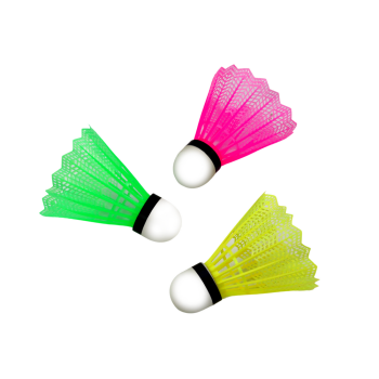 Zestaw Lotki Do Badmintona 3szt Klasyczne Kolorowe