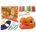Zestaw Kreatywny Dinozaur Dentysta Ciastolina Akcesoria