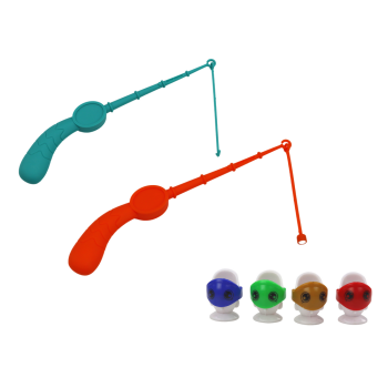 Gra Zręcznościowa Łowienie Rybek Stolik Dinozaur Pomarańczowy