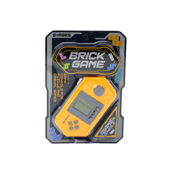 Gra Konsola Elektroniczna Tetris Brick Game Szaro - Żółta