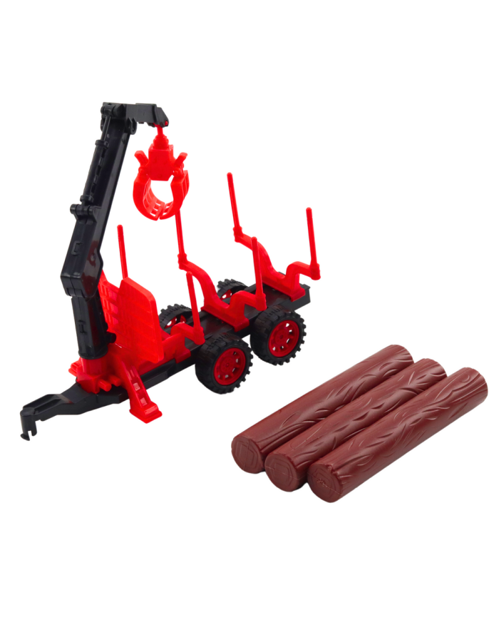 Traktor Rolniczy Z Przyczepą HDS Do Transportu Drewna Bale