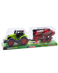 Traktor Rolniczy Z Przyczepą HDS Do Transportu Drewna Bale