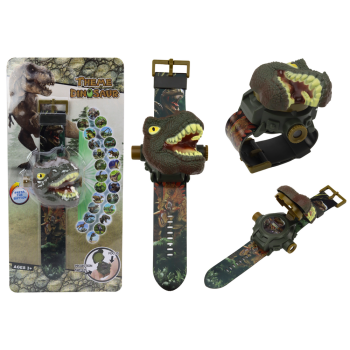 Zegarek Projektor 3D Dinozaur Tyranozaur Rex 22cmx 6,5cm x 4,5cm