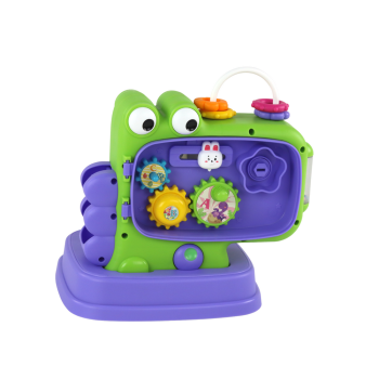 Dinozaur Panel Edukacyjny Whac-A-Mole Sorter Gra Dla Dzieci Fioletowy