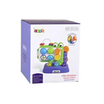 Dinozaur Panel Edukacyjny Whac-A-Mole Sorter Gra Dla Dzieci Fioletowy