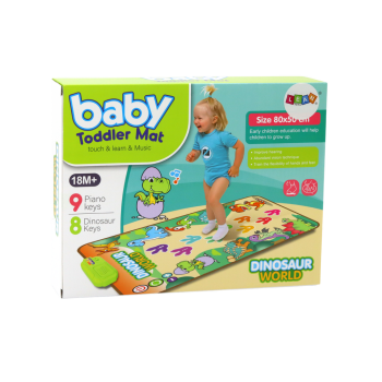 Mata Taneczna Edukacyjna Interaktywna Dinozaury Światła Dźwięki