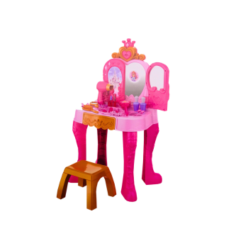 Toaletka Dziecięca Z Sensorem Gestu Akcesoria Różowa