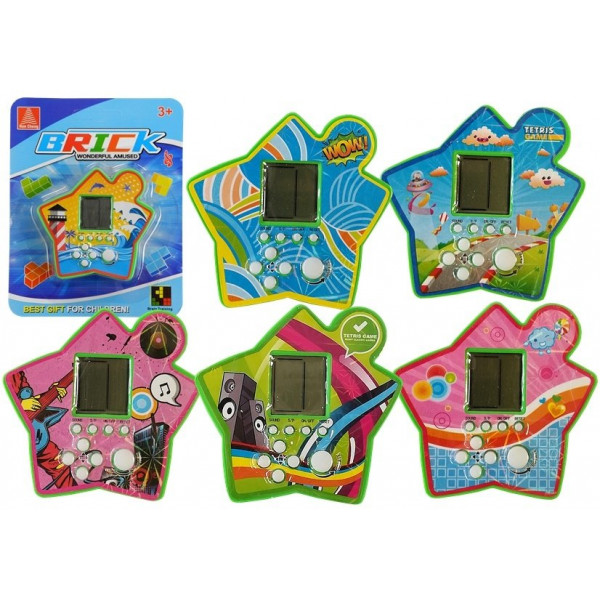 Gra Elektroniczna Kieszonkowa Tetris Gwiazdka