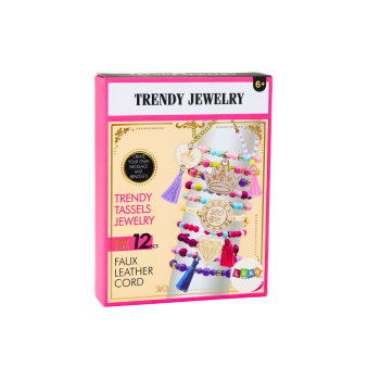 Zestaw Do Tworzenia Bransoletek Pojemnik Koraliki Zawieszki