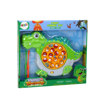 Gra Zręcznościowa Łowienie Rybek Plansza Dinozaur Zielony