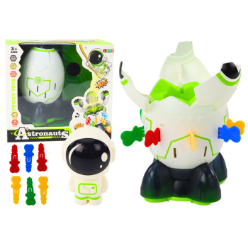 Gra Zręcznościowa Kosmonauta Wyskakujący Z Rakiety Kosmos