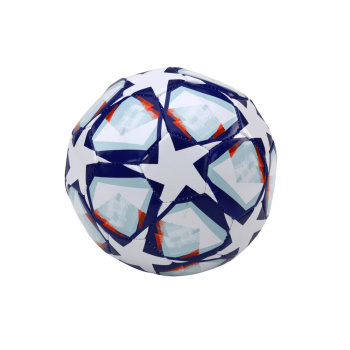 Piłka 24 cm Do Piłki Nożnej Biała Wzór Gwiazdy Rozmiar 5