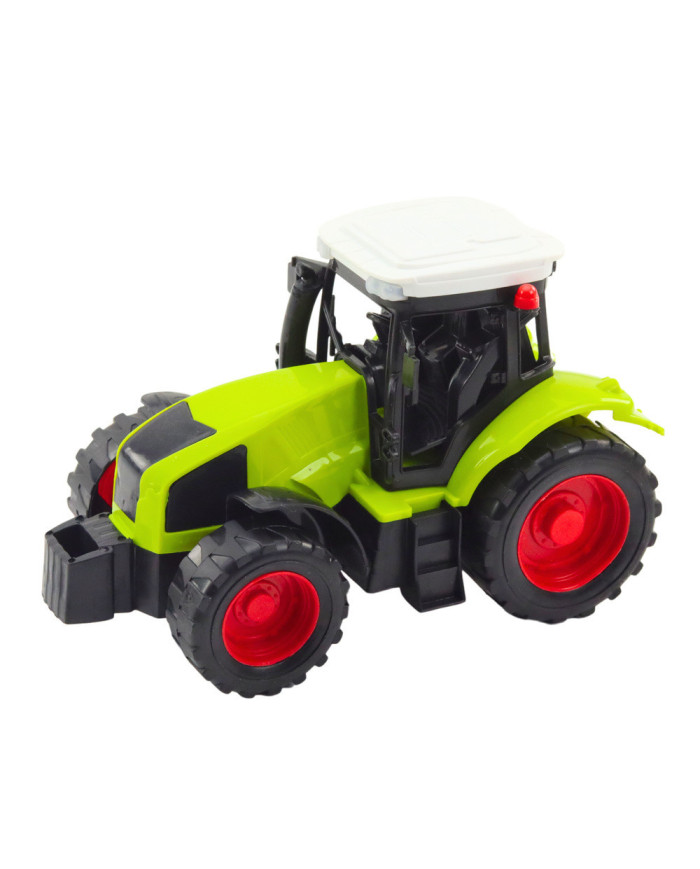 Zestaw Traktor Ciągnik Prasa Rolnicza Do Belowania Siana Zielony