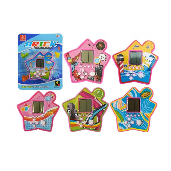 Gra Elektroniczna Kieszonkowa Tetris Gwiazdka