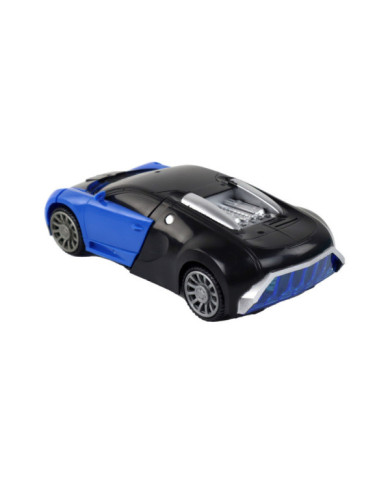 Samochód-Robot 2w1 Bugatti Niebieski Efekty Świetlne