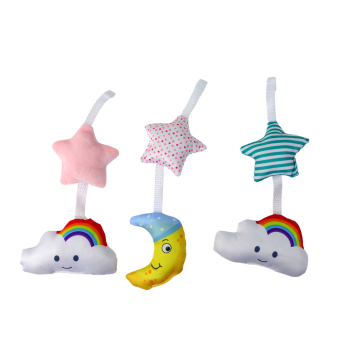 Karuzela Łóżeczkowa Dla Dzieci Dźwięk Niebo Różowa