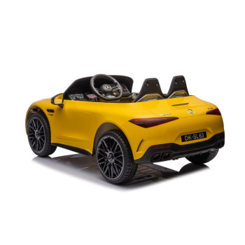 Auto Na Akumulator Mercedes AMG SL63 Żółty Lakierowany