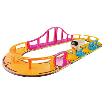 Magnetyczne Klocki Konstrukcyjne Podniebny Tor 29 Elementów