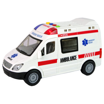 Karetka Pogotowia Światła Dźwięki Napęd Frykcyjny