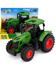 Traktor Rolniczy Farmerski Gospodarski Gumowe Koła Zielony 1:24