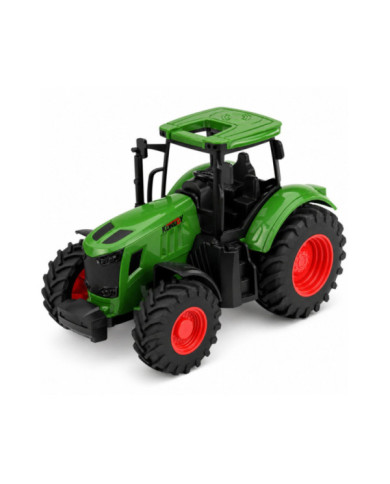 Traktor Rolniczy Farmerski Gospodarski Gumowe Koła Zielony 1:24