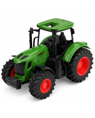 Traktor Rolniczy Farmerski Gospodarski Gumowe Koła Zielony 1:24