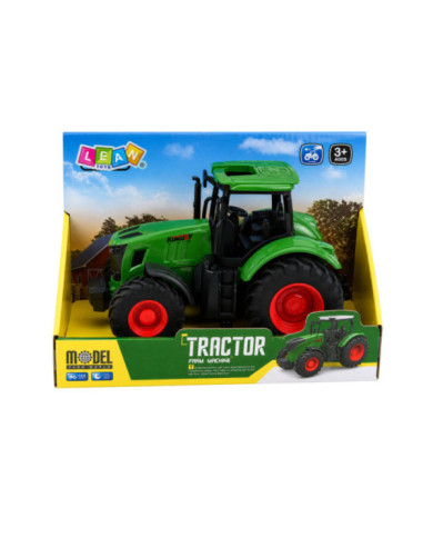 Traktor Rolniczy Farmerski Gospodarski Gumowe Koła Zielony 1:24