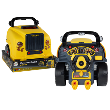 Warsztat Silnik Bus Do Rozkręcania Zestaw Majsterkowicza Żółty Autobus