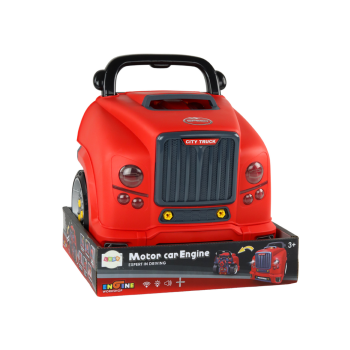 Silnik Ciężarówka Do Rozkręcania Zestaw Majsterkowicza Czerwony Warsztat