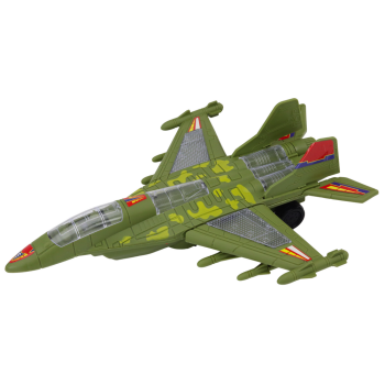 Myśliwiec Militarny F35 Jeżdżący Światła Dźwięki Zielony