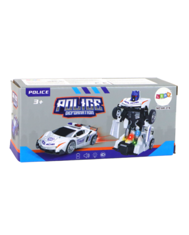Samochód-Robot Policja Granatowy