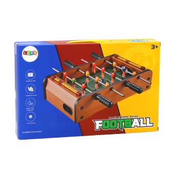 Mini Piłkarzyki Stołowe Drewniane 36cm x 21,5cm x 9cm