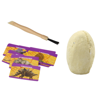 Zestaw Archeologiczny Wykopaliska Dinozaury Jaja Karty 12 Sztuk