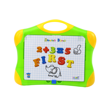 Tablica Edukacyjna Magnetyczna Literki Cyferki Pisak Gąbka